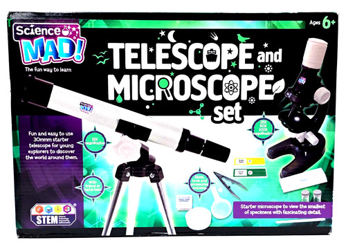 Science mad telescope - science,