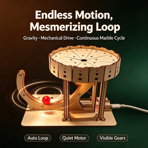Usb electric marble run diy - usb,