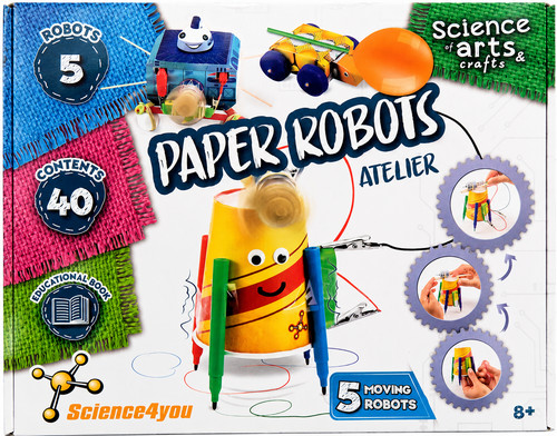 Science robot building - robot, kit