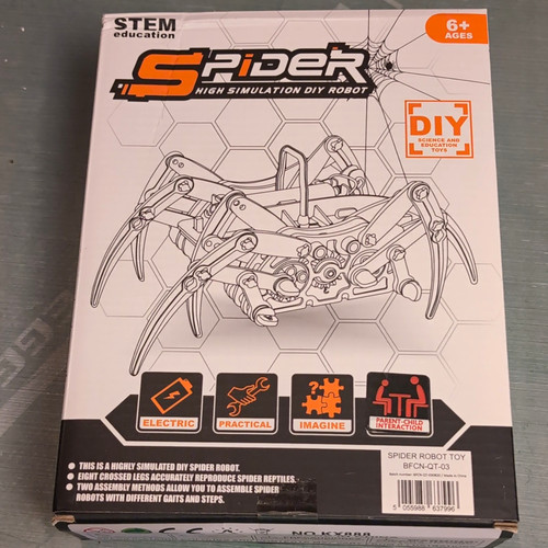 Stem spider robot toy - toy, kit