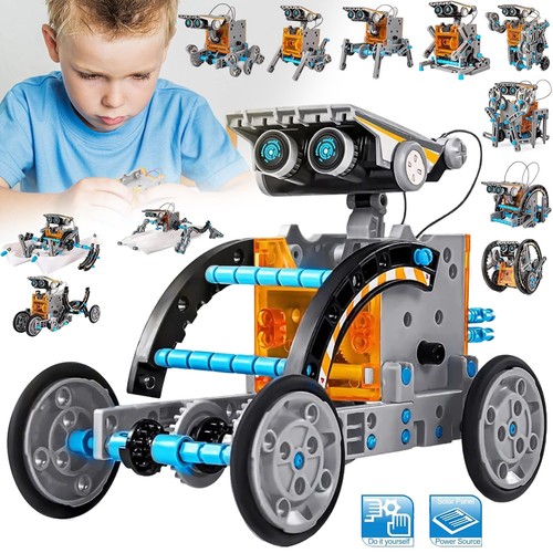 Solar robot toy 12in1 - robot,
